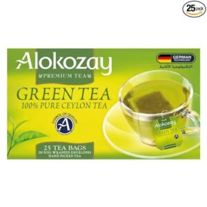 ALOKOZAY GREEN TEA 25 TEABAGS 50G