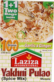 LAZIZA YAKHNI PULAO NET 100GM