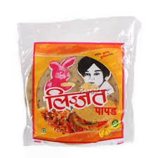 LIJJAT PAPAD CUMIN(JEERA) 200GM